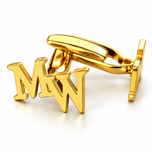 LETTER CUFFLINKS